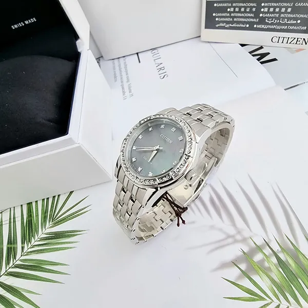 Đồng Hồ Nữ Citizen Axiom Dial Yellow Gold Watch GA1052-55E Màu Bạc - Đồng hồ - Vua Hàng Hiệu