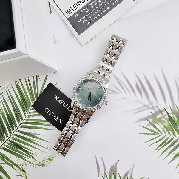 Đồng Hồ Nữ Citizen Axiom Dial Yellow Gold Watch GA1052-55E Màu Bạc - Đồng hồ - Vua Hàng Hiệu