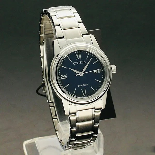 Đồng Hồ Nữ Citizen Blue Dial Stainless Steel Ladies Watch FE1220-89L Màu Bạc Xanh