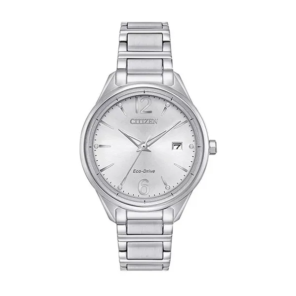 Đồng Hồ Nữ Citizen Chandler Eco Drive FE6100-59A Màu Bạc