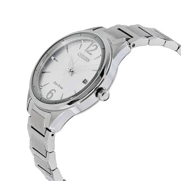 Đồng Hồ Nữ Citizen Chandler Eco Drive FE6100-59A Màu Bạc