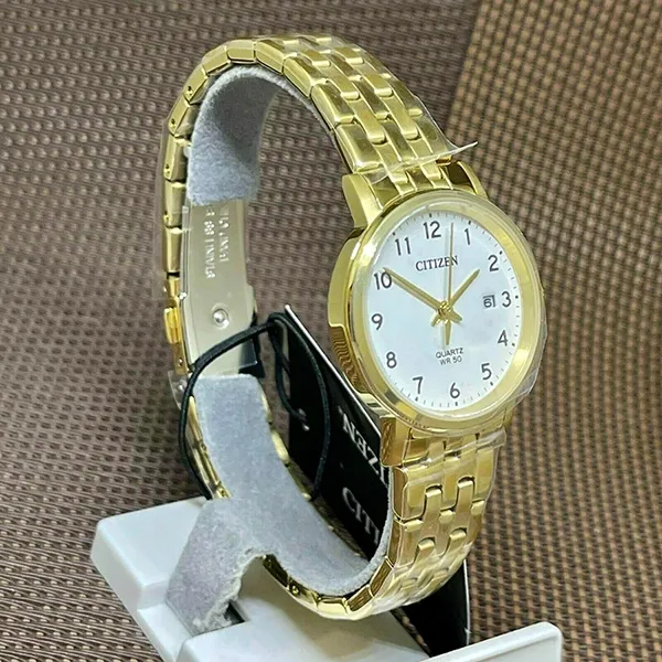 Đồng Hồ Nữ Citizen Classic Gold Tone Quartz Ladies Watch EU6093-56A Màu Vàng Trắng