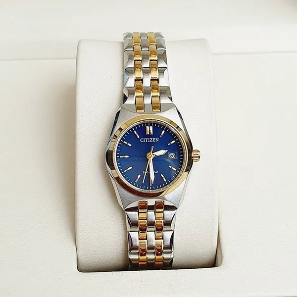 Đồng Hồ Nữ Citizen Eco-Drive EW2294-61L Màu Bạc Xanh - Đồng hồ - Vua Hàng Hiệu