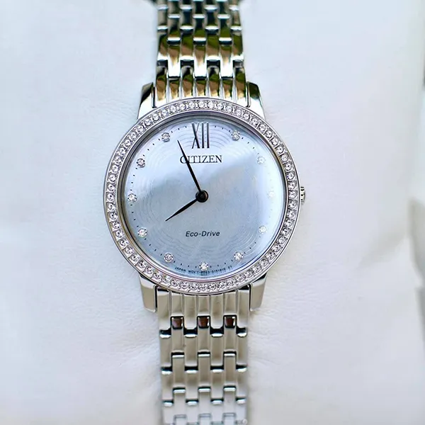 Đồng Hồ Nữ Citizen Eco-Drive Mother Of Pearl Ladies Watch EX1480-82D Màu Bạc - Đồng hồ - Vua Hàng Hiệu
