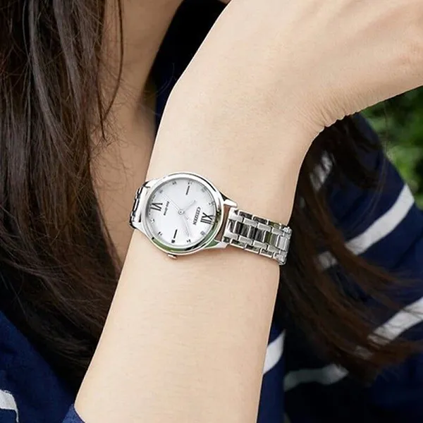 Đồng Hồ Nữ Citizen Eco-Drive White Dial Elegant Ladies Watch EM0500-73A Màu Bạc - Đồng hồ - Vua Hàng Hiệu