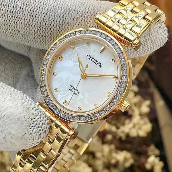 Đồng Hồ Nữ Citizen Quartz Women Watch ER0219-51D Màu Vàng Gold - Đồng hồ - Vua Hàng Hiệu