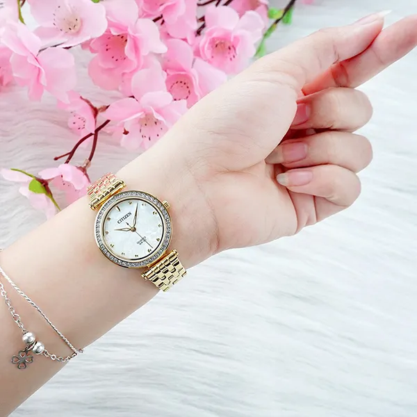 Đồng Hồ Nữ Citizen Quartz Women Watch ER0219-51D Màu Vàng Gold - Đồng hồ - Vua Hàng Hiệu