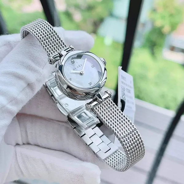 Đồng Hồ Nữ Gucci Diamantissima Small Watch 22mm YA141512 Màu Bạc
