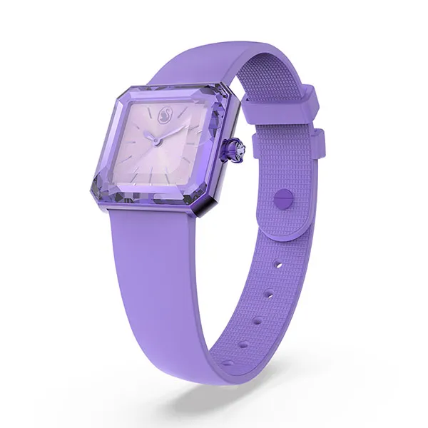 Đồng Hồ Nữ Swarovski Silicone Strap Watch 5624376 Màu Tím - Đồng hồ - Vua Hàng Hiệu