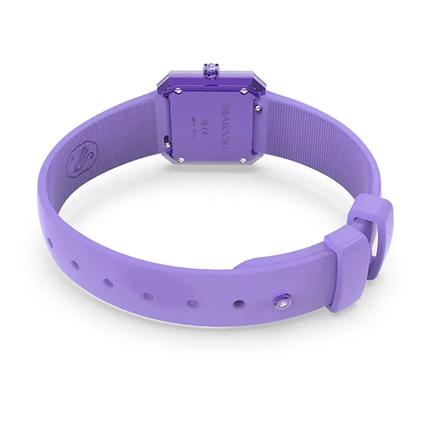 Đồng Hồ Nữ Swarovski Silicone Strap Watch 5624376 Màu Tím - Đồng hồ - Vua Hàng Hiệu