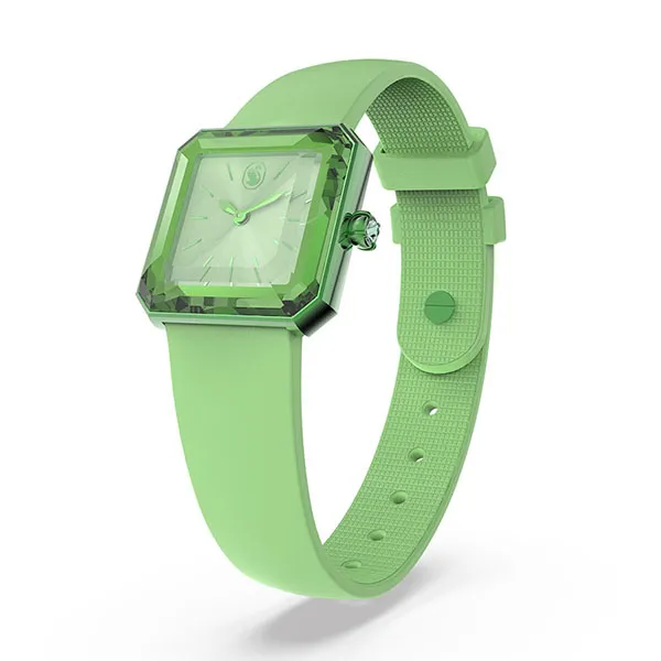 Đồng Hồ Nữ Swarovski Silicone Strap Watch 5624379 Màu Xanh Lá - Đồng hồ - Vua Hàng Hiệu