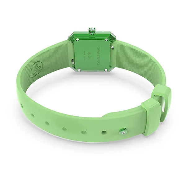 Đồng Hồ Nữ Swarovski Silicone Strap Watch 5624379 Màu Xanh Lá - Đồng hồ - Vua Hàng Hiệu