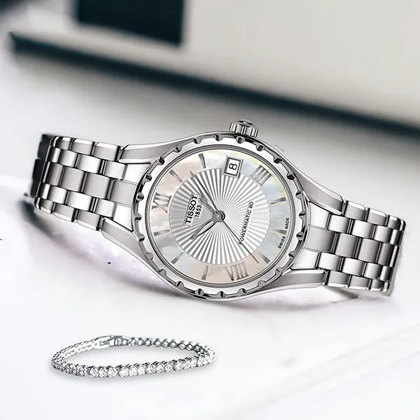 Đồng Hồ Nữ Tissot Lady 80 Automatic T072.207.11.118.00 (T0722071111800) Màu Bạc
