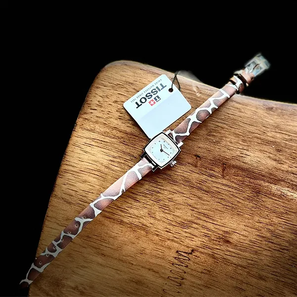 Đồng Hồ Nữ Tissot Lovely Giraffe Quartz Diamond Silver Dial T058.109.17.036.00 Màu Nâu Bạc - Đồng hồ - Vua Hàng Hiệu