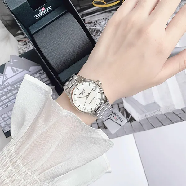 Đồng Hồ Nữ Tissot Luxury Powermatic 80 Automatic T086.207.11.111.00 Màu Bạc