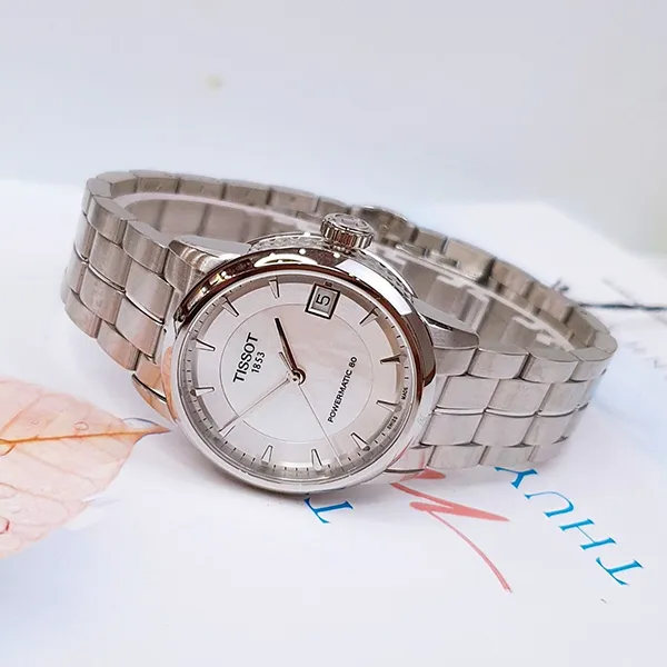 Đồng Hồ Nữ Tissot Luxury Powermatic 80 Automatic T086.207.11.111.00 Màu Bạc