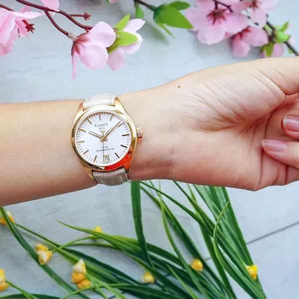 Đồng Hồ Nữ Tissot PR 100 Powermatic 80 Lady T101.207.36.031.00 Màu Be - Đồng hồ - Vua Hàng Hiệu
