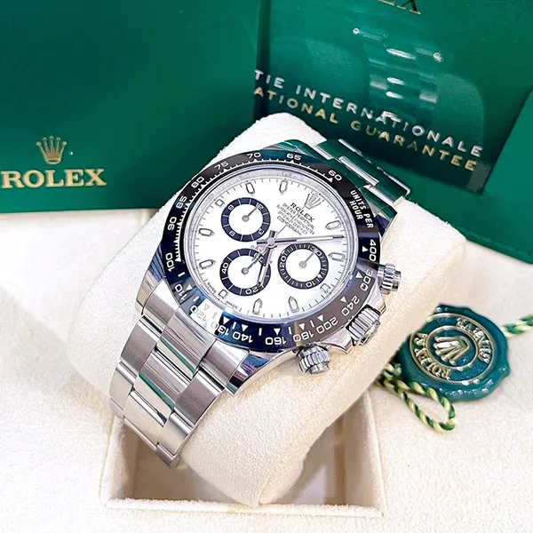 Đồng Hồ Rolex Cosmograph Daytona Steel 116500LN-0001 Màu Bạc Trắng