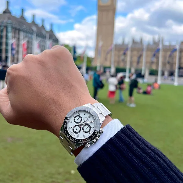 Đồng Hồ Rolex Cosmograph Daytona Steel 116500LN-0001 Màu Bạc Trắng