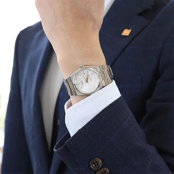 Đồng Hồ Unisex Tissot Quartz Silver Dial T1372101103100 Màu Bạc