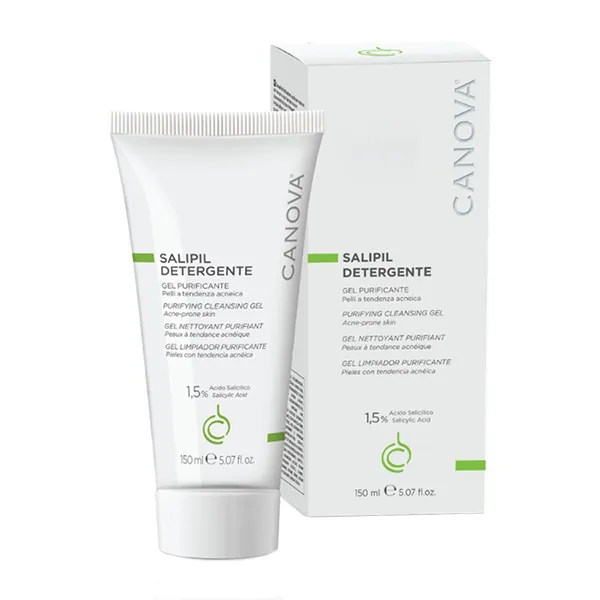 Gel Rửa Mặt Ngừa Mụn Canova Salipil Detergente Purifying Cleansing Gel 150ml - Sữa Rửa Mặt - Vua Hàng Hiệu