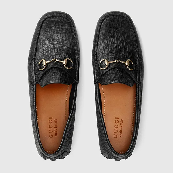 Giày Lười Nam Gucci Horsebit Detail Leather Màu Đen Size 5 - Giày - Vua Hàng Hiệu