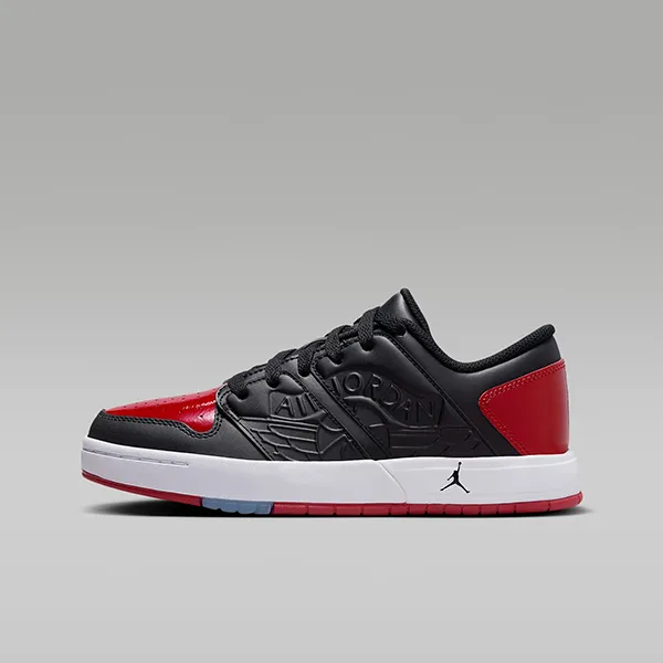 Giày Thể Thao Nam Nike Jordan Nu Retro 1 Low Shoes FB4412-006 Màu Đen Đỏ Size 40