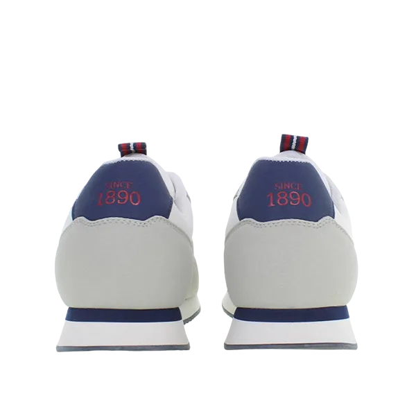 Giày Thế Thao Nam U.S. Polo Assn. NOBIL009M3TH1_BIANCO_WHI Màu Xám Trắng Size 40