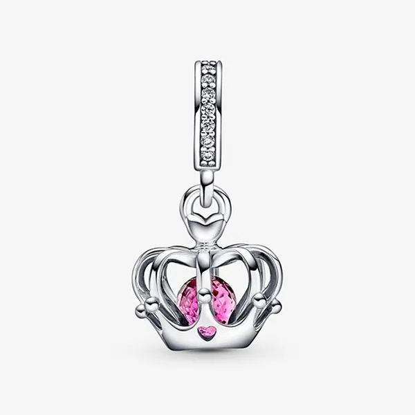Hạt Vòng Charm Nữ Pandora Lake Baikal Dangle 790231C01 Màu Bạc Hồng - Trang sức - Vua Hàng Hiệu