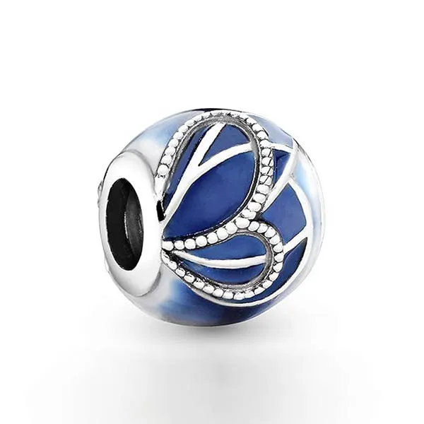 Hạt Vòng Charm Pandora Butterfly Wing 797886ENMX Màu Xanh Blue - Trang sức - Vua Hàng Hiệu
