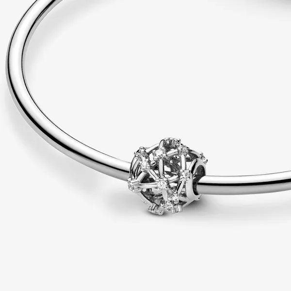 Hạt Vòng Charm Pandora Charm Openwork Constellations 799240C01 Màu Bạc