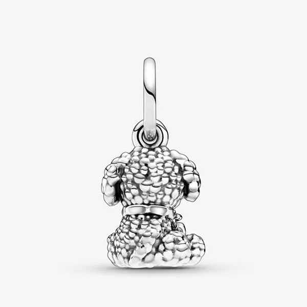 Hạt Vòng Charm Pandora Poodle Puppy Dog 798871C01 Màu Bạc