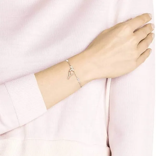 Hạt Vòng Charm Swarovski Remix Initial Chữ Y 5437612 Màu Vàng Hồng - Trang sức - Vua Hàng Hiệu