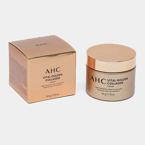 Kem Dưỡng Hỗ Trợ Ngăn Ngừa Lão Hóa Da AHC Vital Golden Collagen Cream 50g