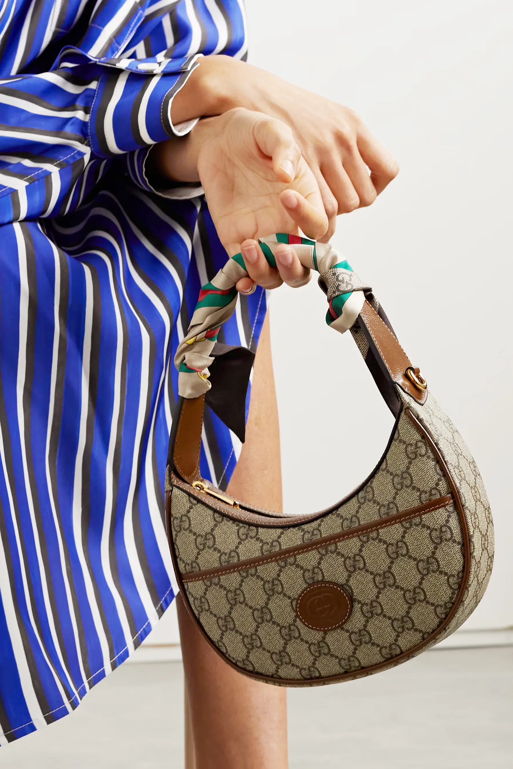 Khăn Gucci Quấn Túi Silk-Twill