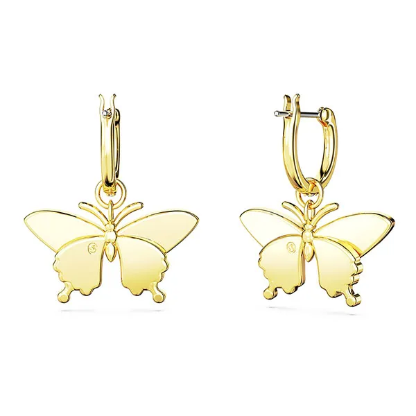 Khuyên Tai Nữ Swarovski Idyllia Drop Earrings Butterfly, Multicolored, Gold-tone Plated 5670055 Màu Vàng Hồng - Trang sức - Vua Hàng Hiệu