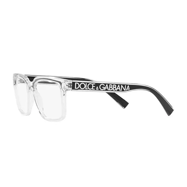 Kính Mắt Cận Dolce & Gabbana D&G Eyeglasses DG5101 3133 50 Màu Trắng Trong/Đen - Kính mắt - Vua Hàng Hiệu