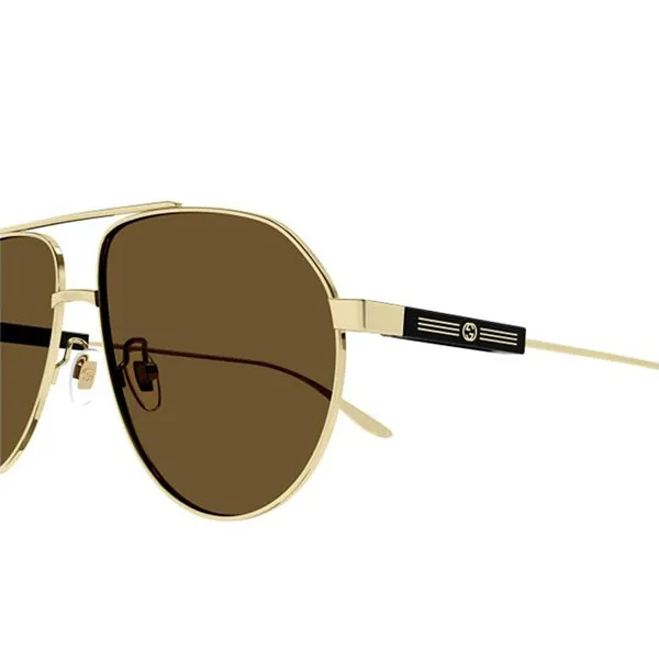 Kính Mát Gucci Aviator Sunglasses GG1311S 004 61 Màu Nâu