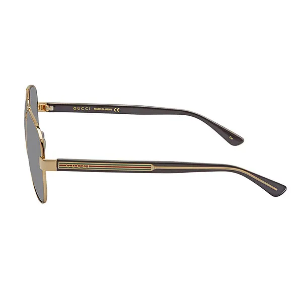 Kính Mát Gucci Grey Aviator Gold Black Sunglasses GG0528S 006 63 Màu Xám - Kính mắt - Vua Hàng Hiệu