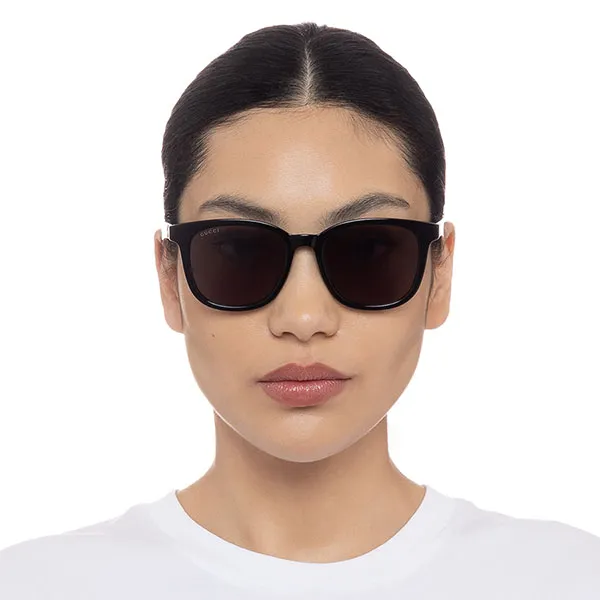 Kính Mát Gucci Sunglasses GG1001SK 001 55 Màu Xám Đen