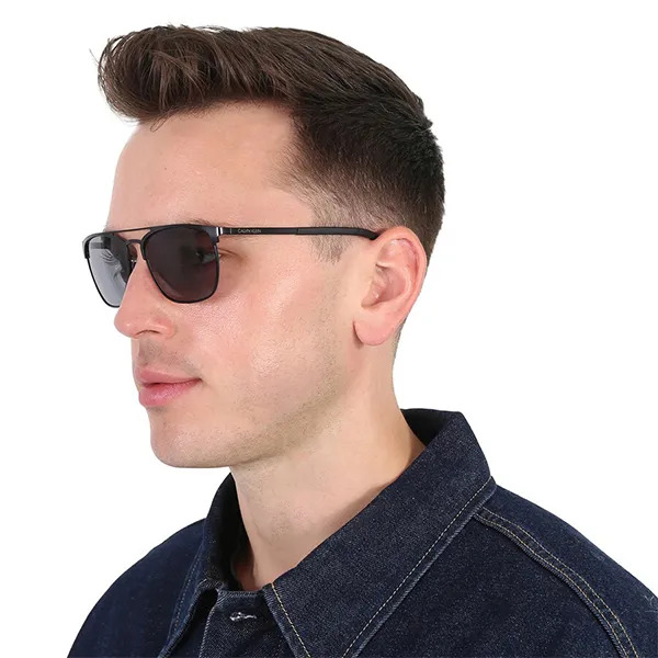 Kính Mát Nam Calvin Klein CK Fashion Black Sunglasses CK20123S-001 Màu Đen