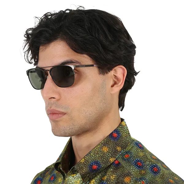 Kính Mát Nam Calvin Klein CK Fashion Sunglasses CK20123S-008 Màu Xanh Green - Kính mắt - Vua Hàng Hiệu