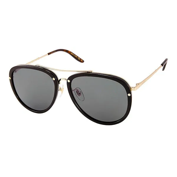 Kính Mát Nam Gucci Aviator Sunglass GG0662S-001 56 Màu Xám/Đen