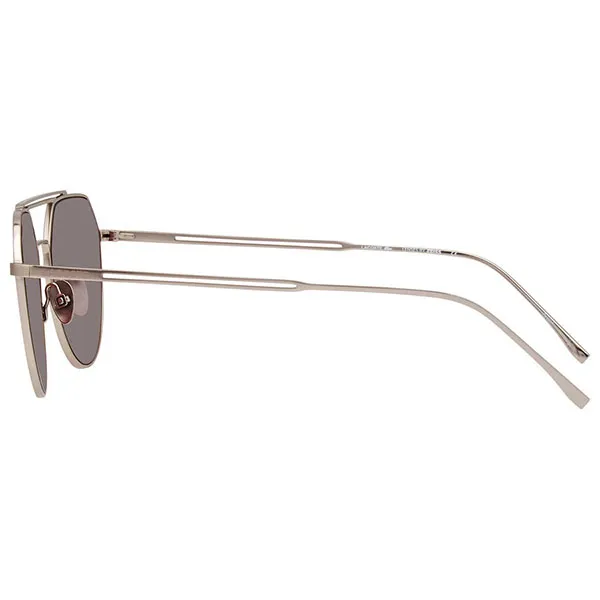 Kính Mát Nam Lacoste Geometric Aviator Sunglasses Zeiss Lens L220SPC 033 54 Màu Tím Xám