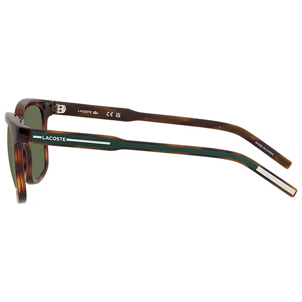 Kính Mát Nam Lacoste Green Rectangular Men Sunglasses L948S 214 54 Phối Màu