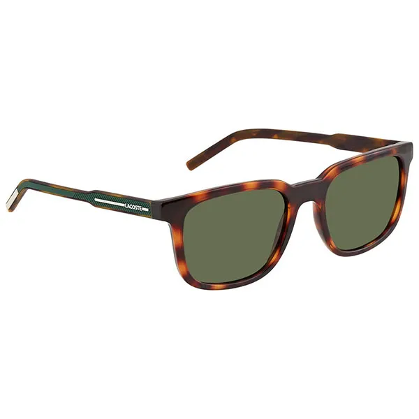 Kính Mát Nam Lacoste Green Rectangular Men Sunglasses L948S 214 54 Phối Màu