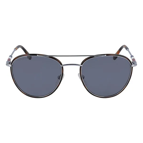 Kính Mát Nam Lacoste Grey Pilot Men Sunglasses L102SND 045 53 Màu Xám Bạc