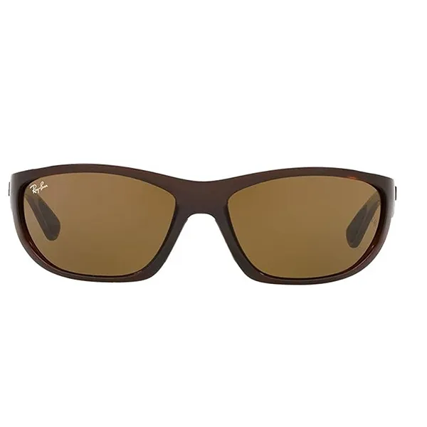 Kính Mát Nam Rayban Wrap Sunglasses RB4188 600/773 63 Màu Nâu/Xanh