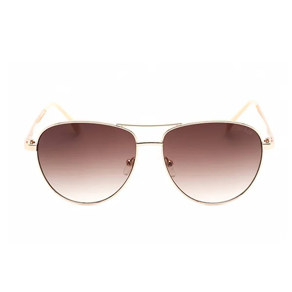 Kính Mát Nữ Guess GF6157-32F-58 Sunglasses Màu Nâu Vàng - Kính mắt - Vua Hàng Hiệu