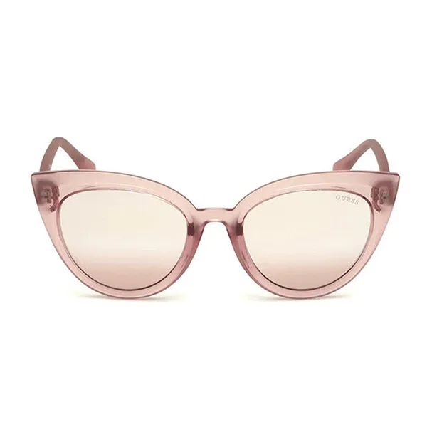 Kính Mát Nữ Guess Light Pink Cat Eye Plastic Mirrored Sunglasse GU7628-74U-52 Màu Hồng - Kính mắt - Vua Hàng Hiệu